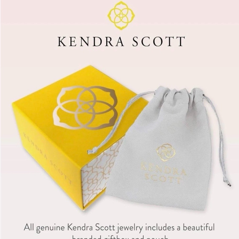 Kendra Scott Gold Filigree Drop Earrings R14A - Picture 7 of 11